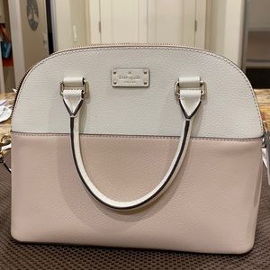 Kate Spade medium two toned satchel.